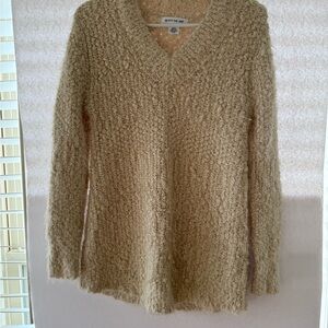 Skye's the Limit Beige V-Neck Sweater